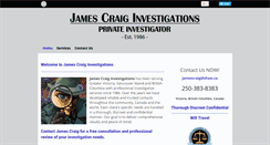 Desktop Screenshot of jamescraigpi.ca